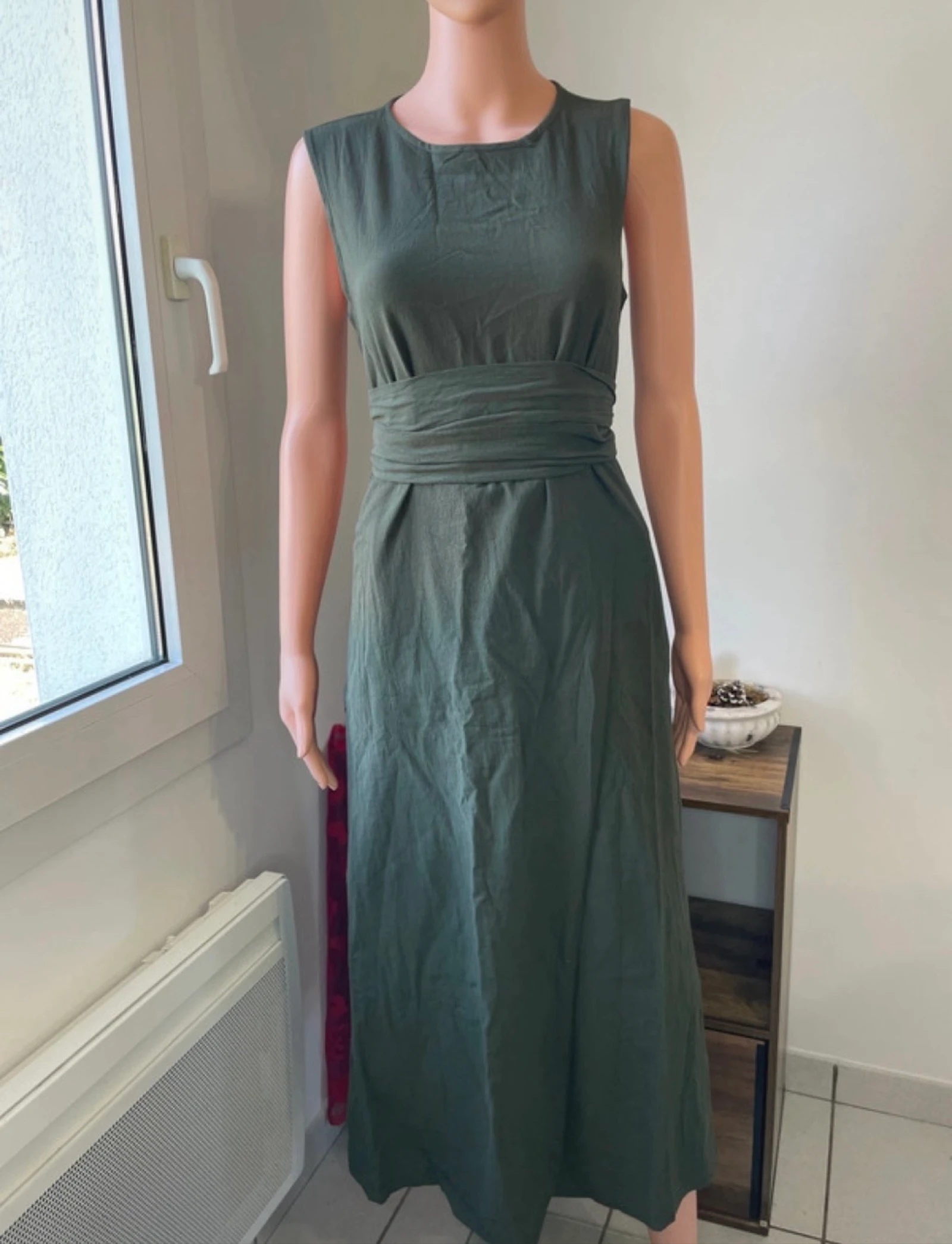 Robe longue 100 % coton – Taille M – Neuve – photo 2